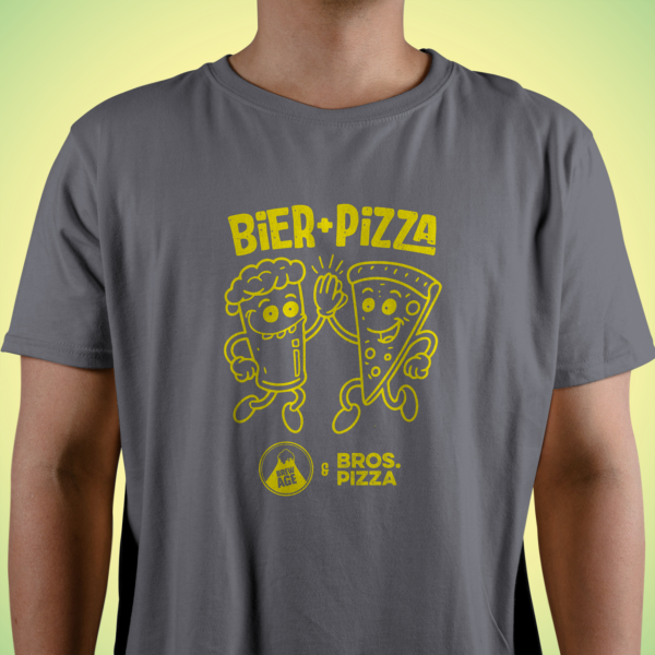T-Shirt PIZZA + BIER - Image 3